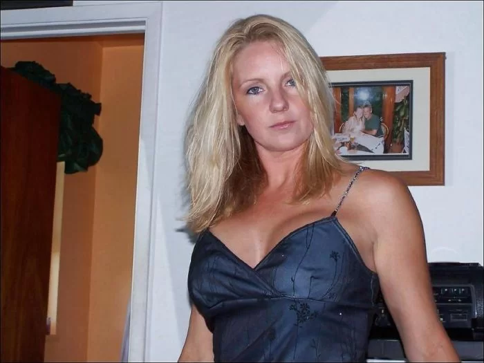 Busty Amateur Blonde Milf image photo