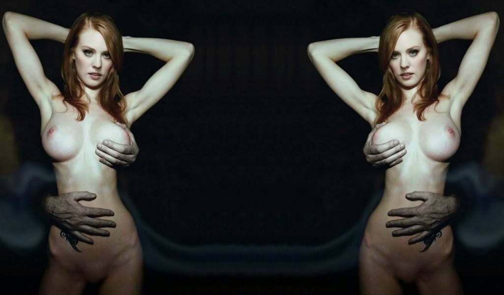 Deborah Ann Woll Nude Side Boob And Brief Topless.